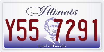 IL license plate Y557291