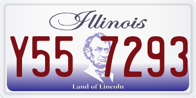 IL license plate Y557293