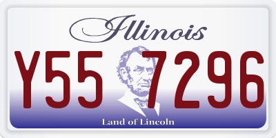 IL license plate Y557296