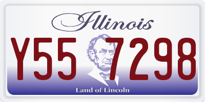 IL license plate Y557298