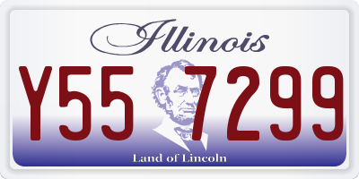 IL license plate Y557299
