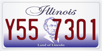 IL license plate Y557301