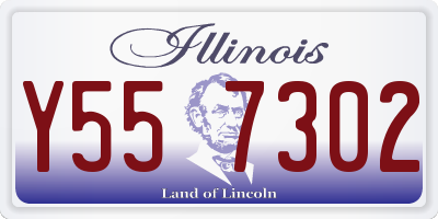 IL license plate Y557302