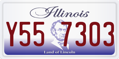 IL license plate Y557303
