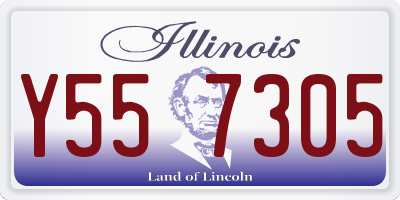 IL license plate Y557305