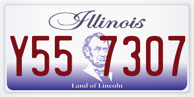 IL license plate Y557307