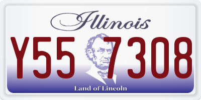 IL license plate Y557308