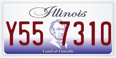 IL license plate Y557310