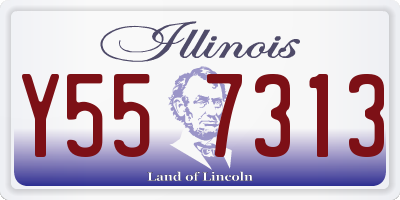 IL license plate Y557313