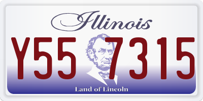 IL license plate Y557315