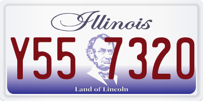 IL license plate Y557320