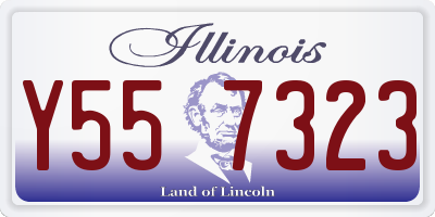 IL license plate Y557323