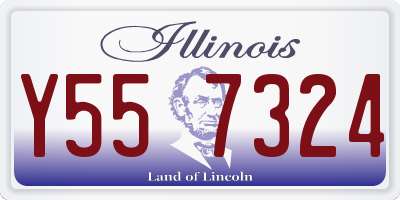 IL license plate Y557324