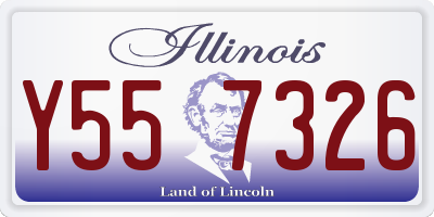 IL license plate Y557326