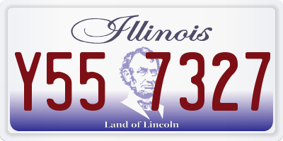 IL license plate Y557327