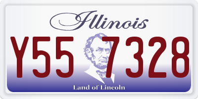 IL license plate Y557328
