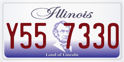 IL license plate Y557330