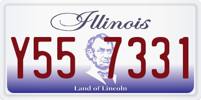 IL license plate Y557331