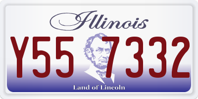 IL license plate Y557332