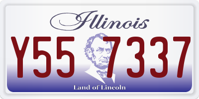 IL license plate Y557337