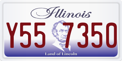 IL license plate Y557350