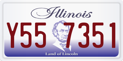 IL license plate Y557351