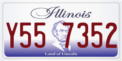 IL license plate Y557352