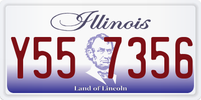 IL license plate Y557356