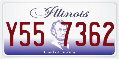 IL license plate Y557362