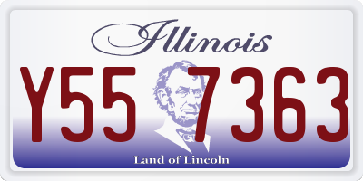 IL license plate Y557363