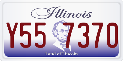 IL license plate Y557370