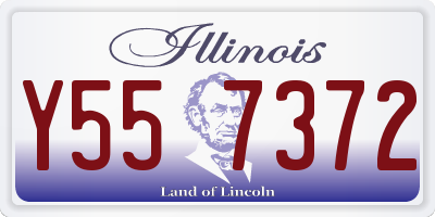 IL license plate Y557372