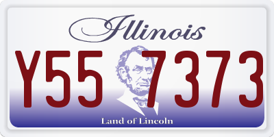 IL license plate Y557373