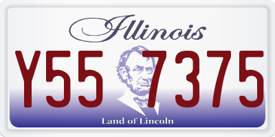 IL license plate Y557375