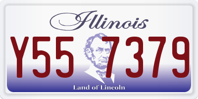 IL license plate Y557379