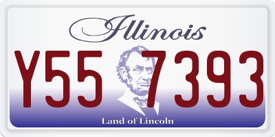 IL license plate Y557393