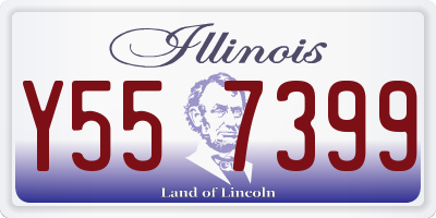 IL license plate Y557399