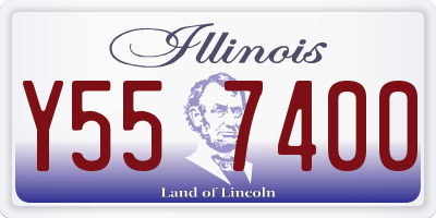 IL license plate Y557400