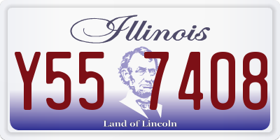 IL license plate Y557408