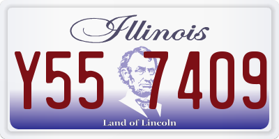 IL license plate Y557409