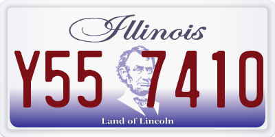 IL license plate Y557410