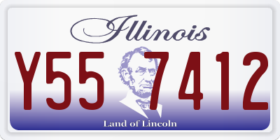 IL license plate Y557412