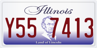 IL license plate Y557413