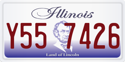 IL license plate Y557426