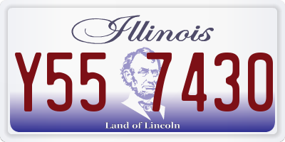 IL license plate Y557430