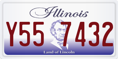 IL license plate Y557432