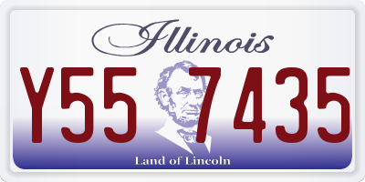 IL license plate Y557435