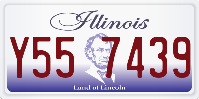 IL license plate Y557439