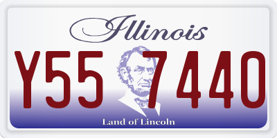 IL license plate Y557440