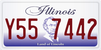 IL license plate Y557442
